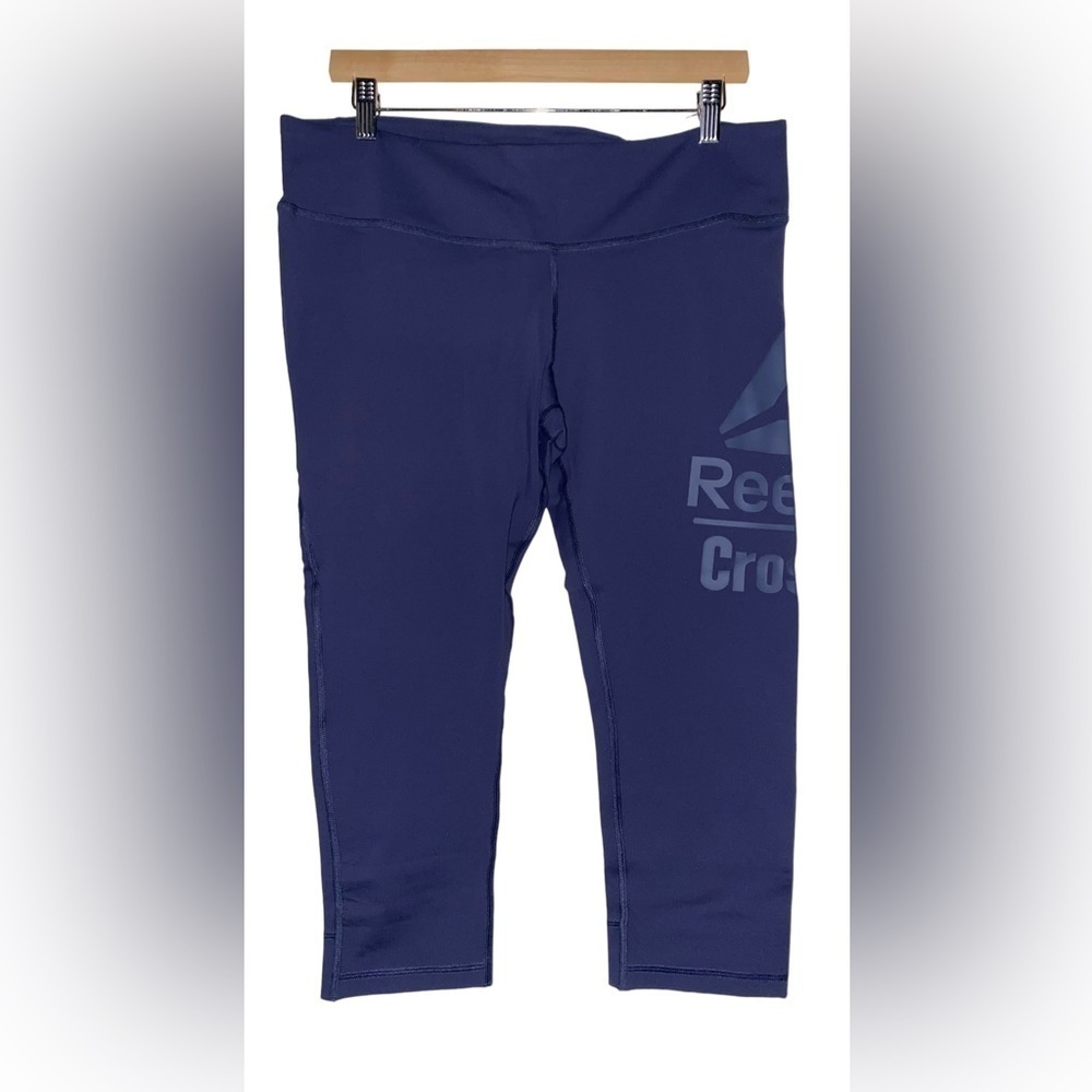 Reebox CrossFit Speedwick Luxe Tight Workout Running‎ Training Logo Women XL NEW